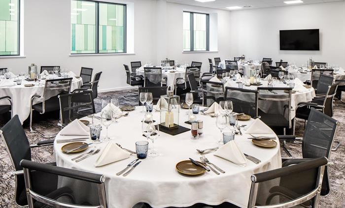Meeting Room set for dinner